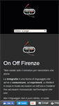 Mobile Screenshot of on-off-firenze.com