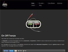 Tablet Screenshot of on-off-firenze.com